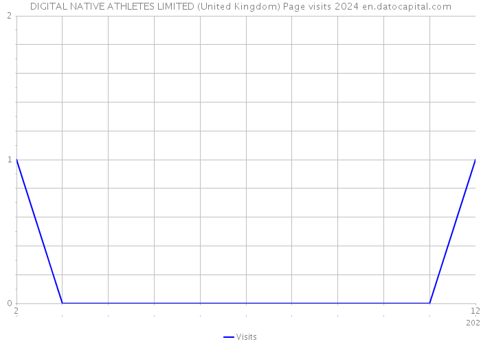 DIGITAL NATIVE ATHLETES LIMITED (United Kingdom) Page visits 2024 