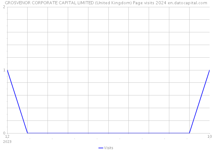 GROSVENOR CORPORATE CAPITAL LIMITED (United Kingdom) Page visits 2024 
