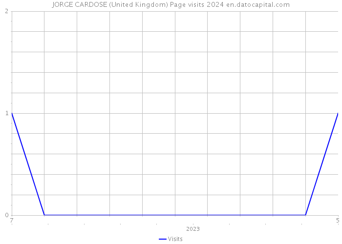 JORGE CARDOSE (United Kingdom) Page visits 2024 