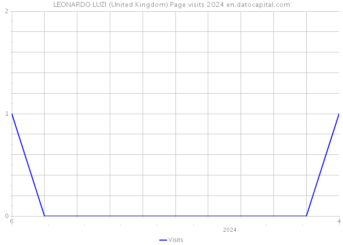 LEONARDO LUZI (United Kingdom) Page visits 2024 