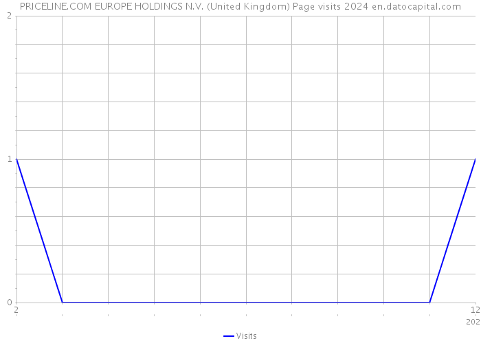 PRICELINE.COM EUROPE HOLDINGS N.V. (United Kingdom) Page visits 2024 