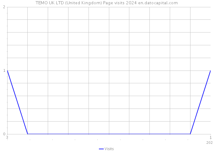 TEMO UK LTD (United Kingdom) Page visits 2024 