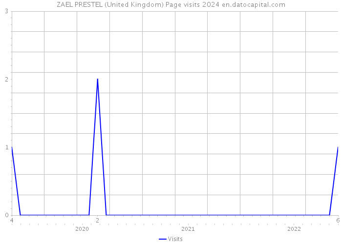 ZAEL PRESTEL (United Kingdom) Page visits 2024 