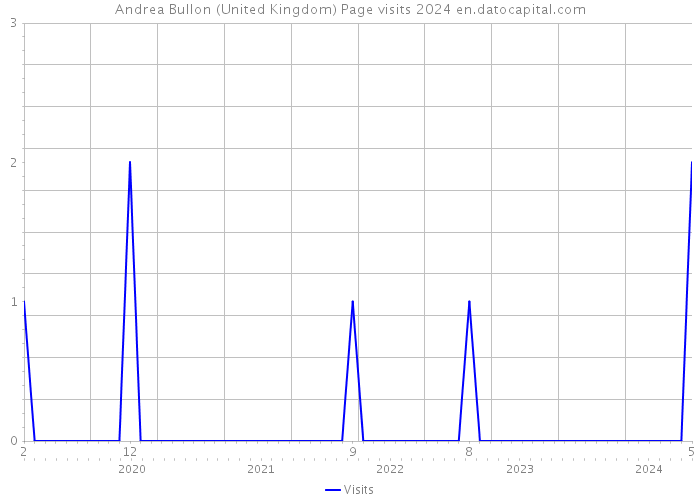 Andrea Bullon (United Kingdom) Page visits 2024 