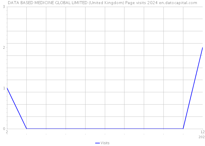 DATA BASED MEDICINE GLOBAL LIMITED (United Kingdom) Page visits 2024 