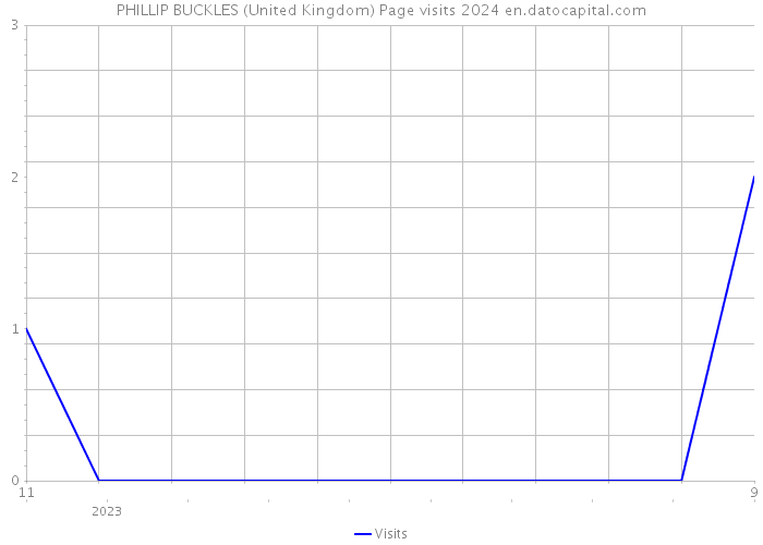 PHILLIP BUCKLES (United Kingdom) Page visits 2024 