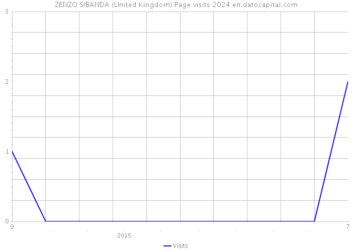 ZENZO SIBANDA (United Kingdom) Page visits 2024 