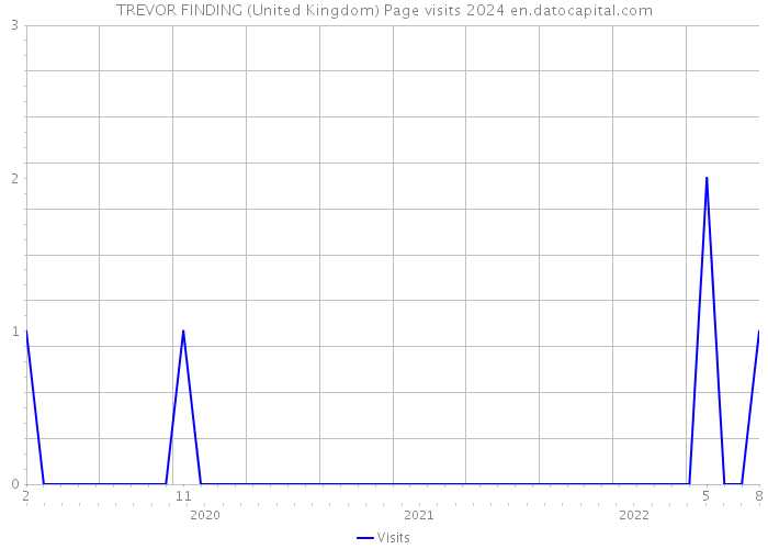 TREVOR FINDING (United Kingdom) Page visits 2024 