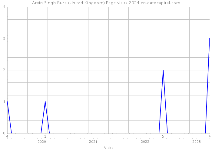 Arvin Singh Rura (United Kingdom) Page visits 2024 
