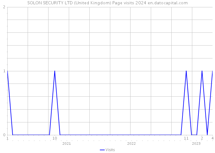 SOLON SECURITY LTD (United Kingdom) Page visits 2024 