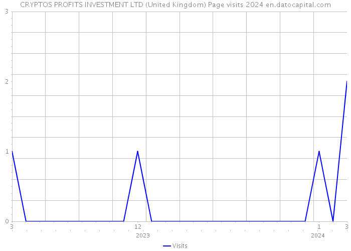 CRYPTOS PROFITS INVESTMENT LTD (United Kingdom) Page visits 2024 