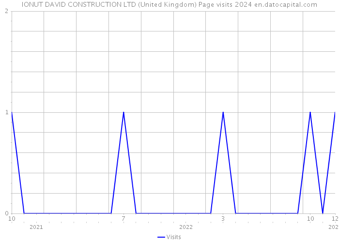 IONUT DAVID CONSTRUCTION LTD (United Kingdom) Page visits 2024 