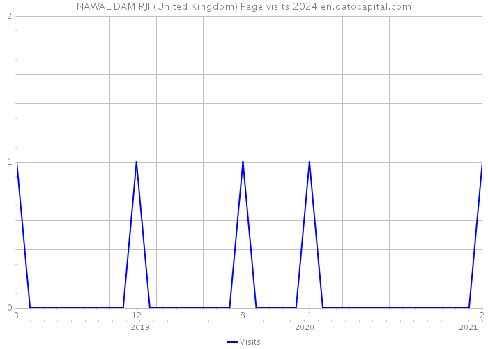 NAWAL DAMIRJI (United Kingdom) Page visits 2024 