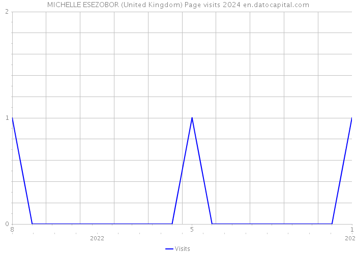 MICHELLE ESEZOBOR (United Kingdom) Page visits 2024 