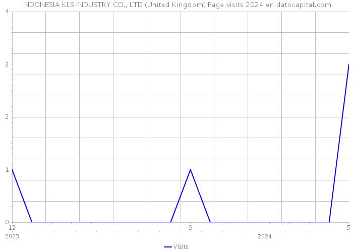 INDONESIA KLS INDUSTRY CO., LTD (United Kingdom) Page visits 2024 