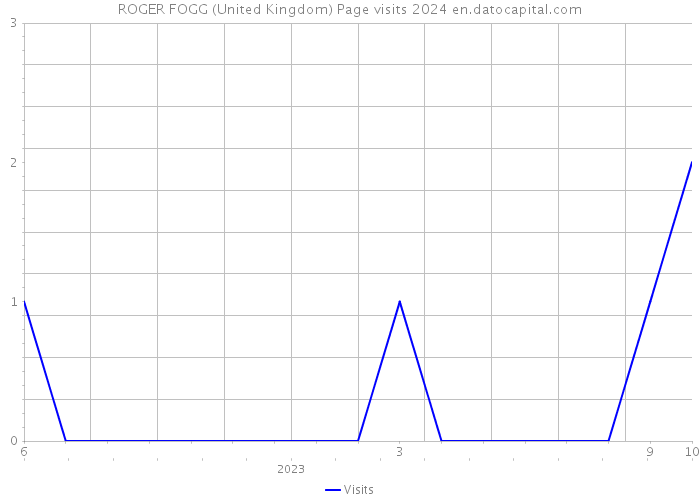 ROGER FOGG (United Kingdom) Page visits 2024 