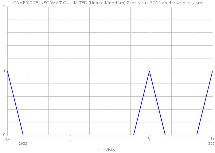 CAMBRIDGE INFORMATION LIMITED (United Kingdom) Page visits 2024 