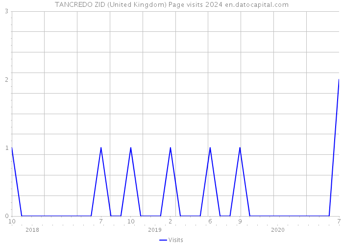 TANCREDO ZID (United Kingdom) Page visits 2024 