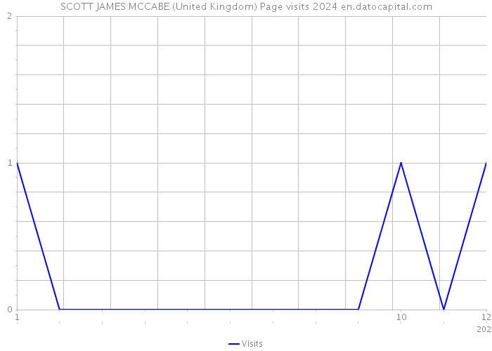 SCOTT JAMES MCCABE (United Kingdom) Page visits 2024 