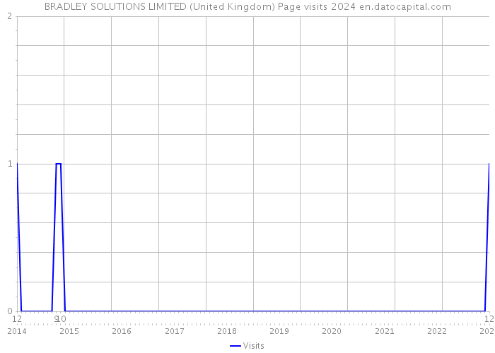 BRADLEY SOLUTIONS LIMITED (United Kingdom) Page visits 2024 