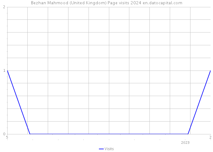 Bezhan Mahmood (United Kingdom) Page visits 2024 