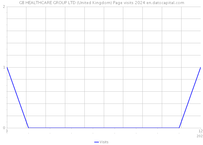 GB HEALTHCARE GROUP LTD (United Kingdom) Page visits 2024 