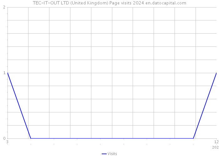 TEC-IT-OUT LTD (United Kingdom) Page visits 2024 