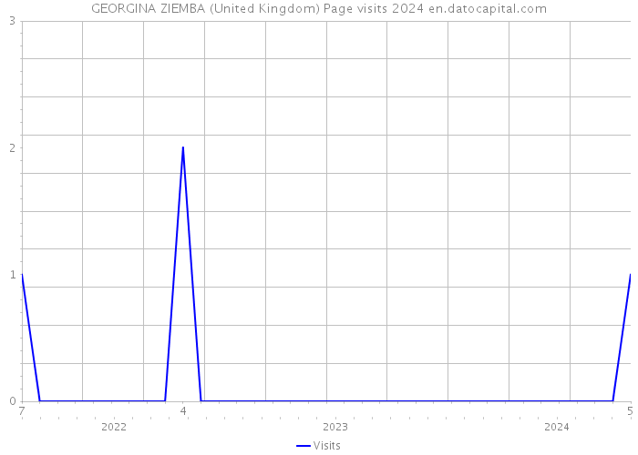 GEORGINA ZIEMBA (United Kingdom) Page visits 2024 