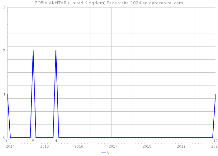 ZOBIA AKHTAR (United Kingdom) Page visits 2024 