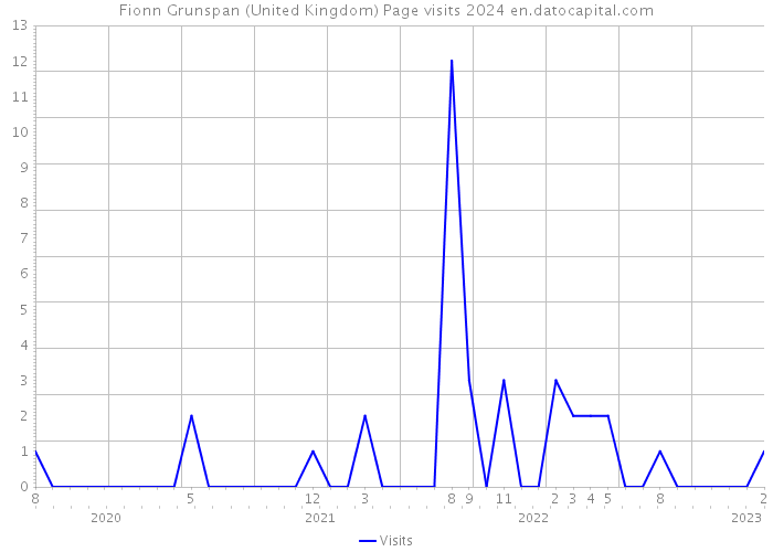 Fionn Grunspan (United Kingdom) Page visits 2024 