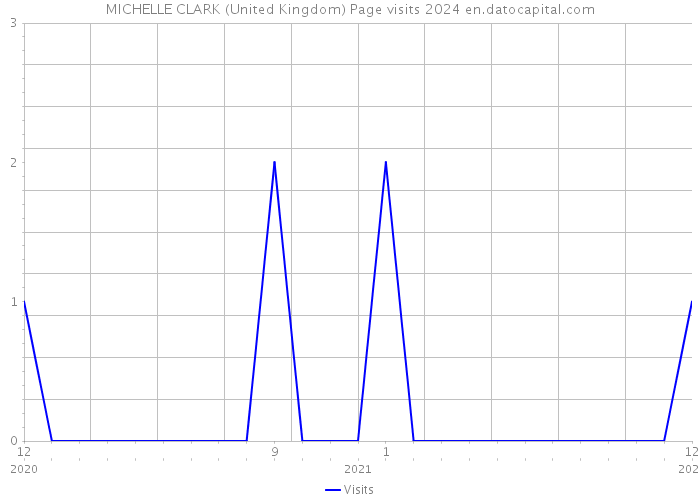 MICHELLE CLARK (United Kingdom) Page visits 2024 