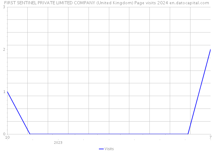 FIRST SENTINEL PRIVATE LIMITED COMPANY (United Kingdom) Page visits 2024 