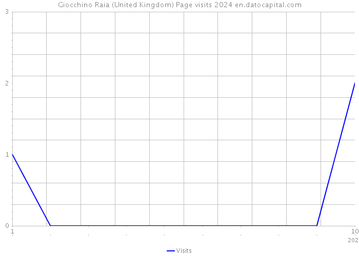 Giocchino Raia (United Kingdom) Page visits 2024 