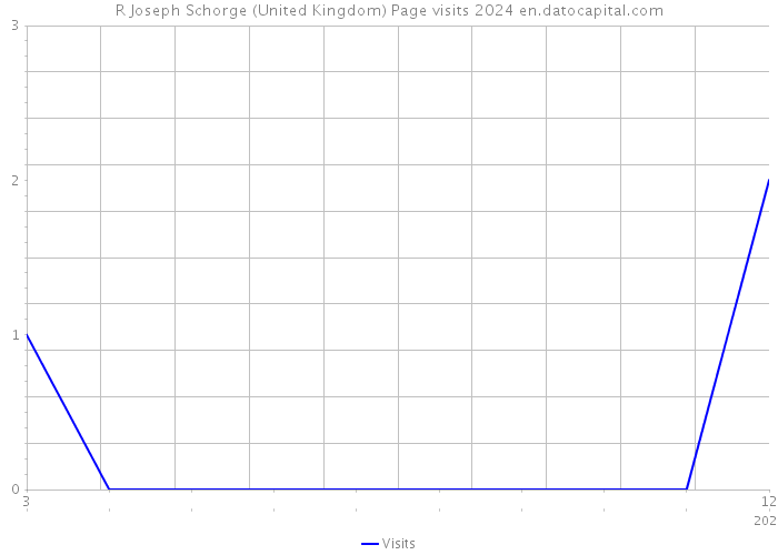 R Joseph Schorge (United Kingdom) Page visits 2024 