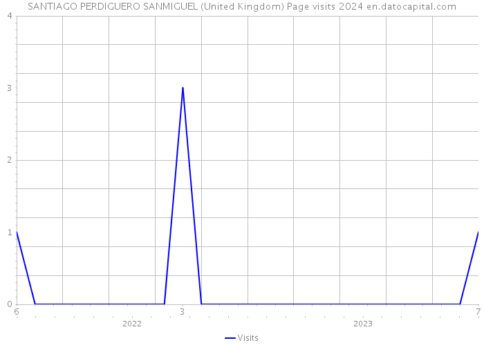 SANTIAGO PERDIGUERO SANMIGUEL (United Kingdom) Page visits 2024 