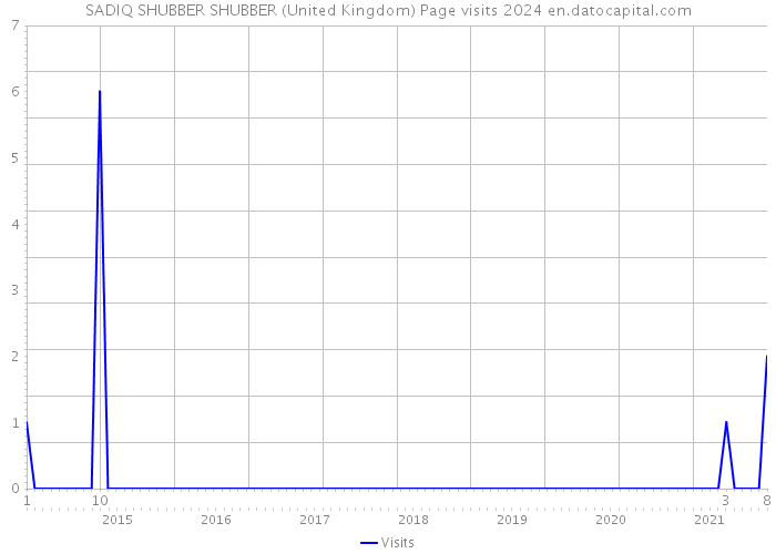 SADIQ SHUBBER SHUBBER (United Kingdom) Page visits 2024 