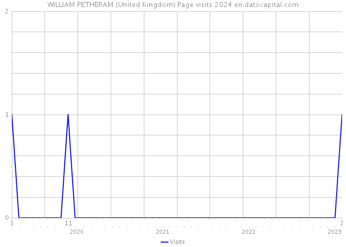 WILLIAM PETHERAM (United Kingdom) Page visits 2024 