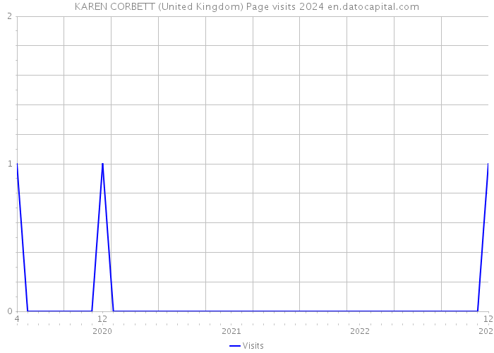 KAREN CORBETT (United Kingdom) Page visits 2024 