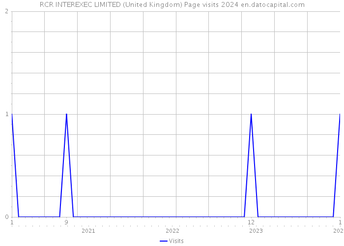 RCR INTEREXEC LIMITED (United Kingdom) Page visits 2024 