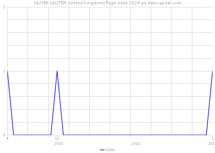 OLIVER LAUTER (United Kingdom) Page visits 2024 