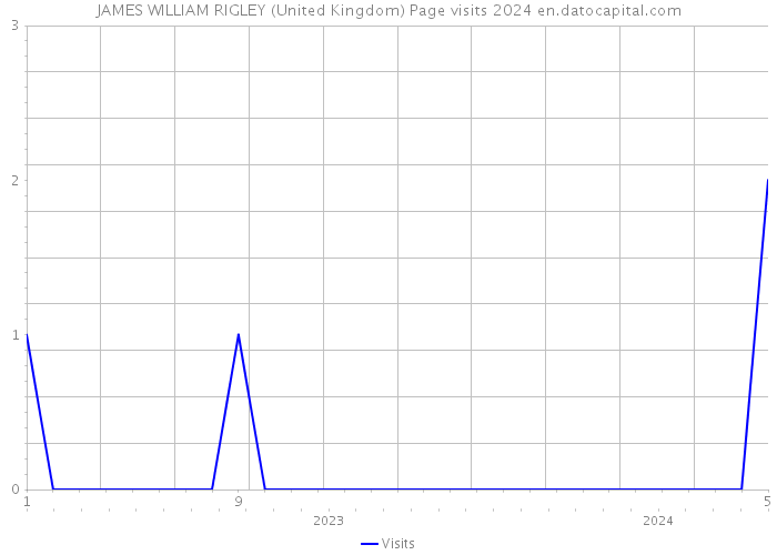 JAMES WILLIAM RIGLEY (United Kingdom) Page visits 2024 
