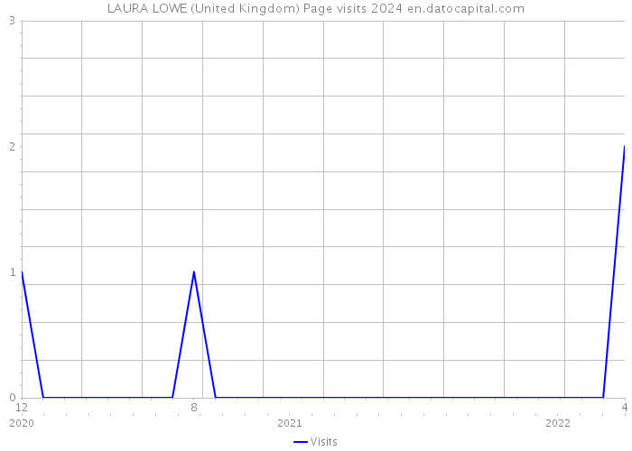 LAURA LOWE (United Kingdom) Page visits 2024 