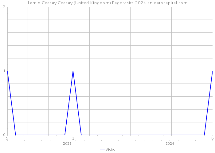 Lamin Ceesay Ceesay (United Kingdom) Page visits 2024 