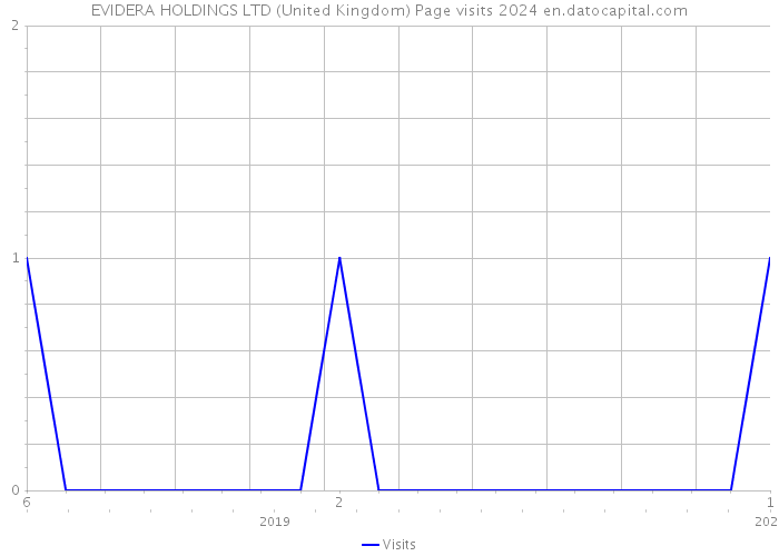 EVIDERA HOLDINGS LTD (United Kingdom) Page visits 2024 