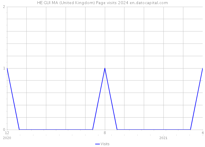 HE GUI MA (United Kingdom) Page visits 2024 
