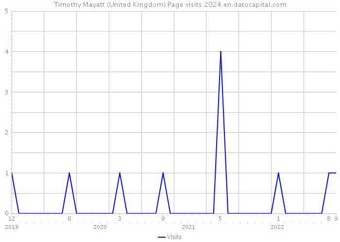 Timothy Mayatt (United Kingdom) Page visits 2024 