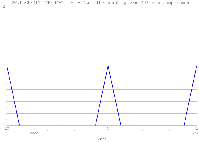 DWR PROPERTY INVESTMENT LIMITED (United Kingdom) Page visits 2024 