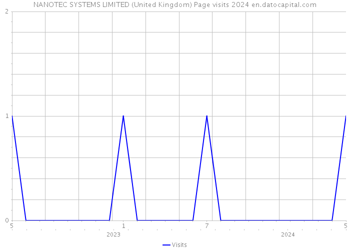 NANOTEC SYSTEMS LIMITED (United Kingdom) Page visits 2024 