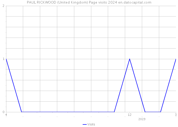 PAUL RICKWOOD (United Kingdom) Page visits 2024 