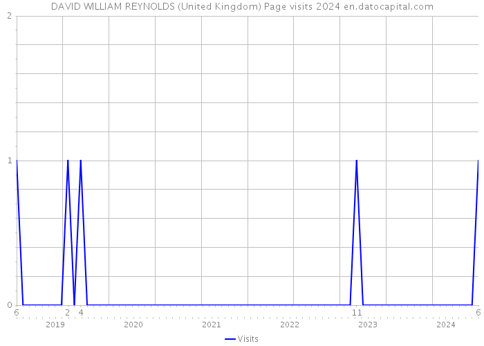 DAVID WILLIAM REYNOLDS (United Kingdom) Page visits 2024 